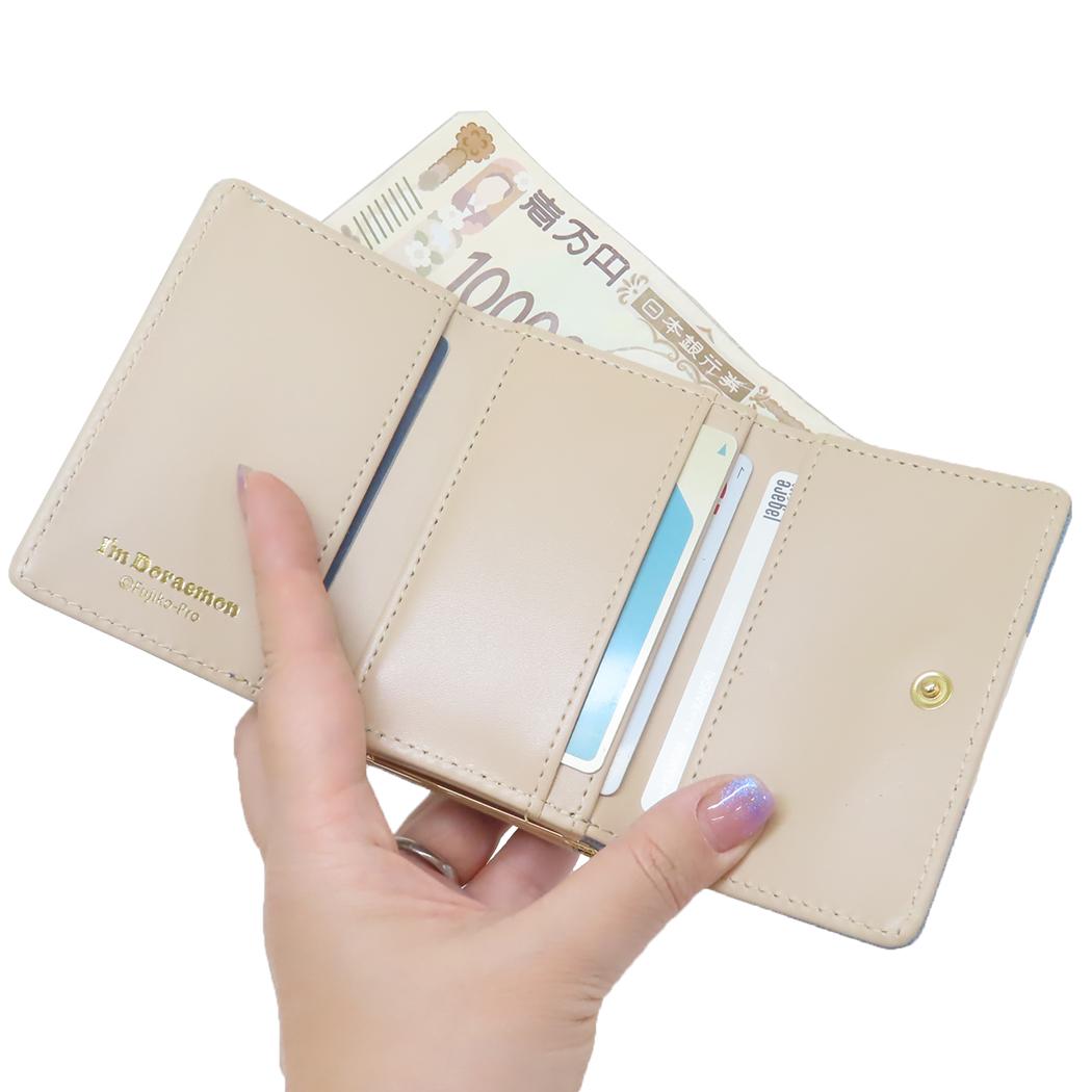 口金財布 レディース財布 アイムドラえもん サンリオ アルディ ミニ財布 三つ折り財布 アニメ