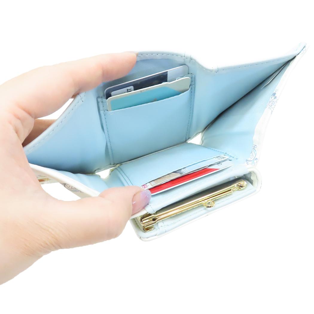 口金財布 レディース財布 アイムドラえもん サンリオ アルディ ミニ財布 三つ折り財布 アニメ