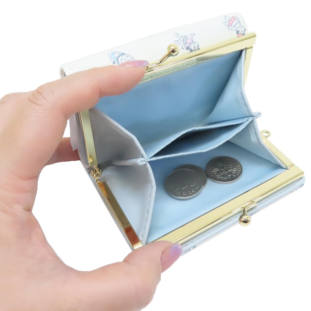 口金財布 レディース財布 アイムドラえもん サンリオ アルディ ミニ財布 三つ折り財布 アニメ