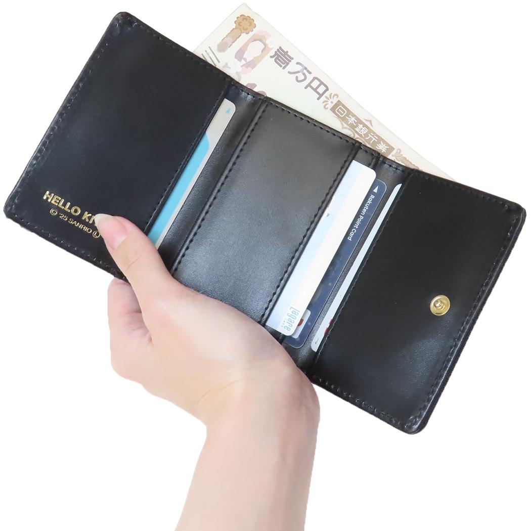 口金財布 レディース財布 ハローキティ 日焼けキティ ゼブラ ブラック サンリオ アルディ プレゼント