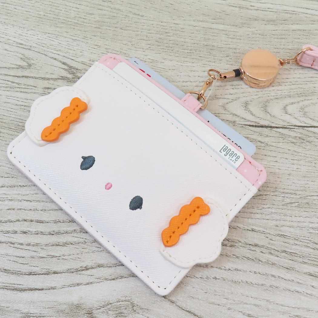 リール付きパスケース 定期入れ こぎみゅん サンリオ アルディ ICカードケース メール便可