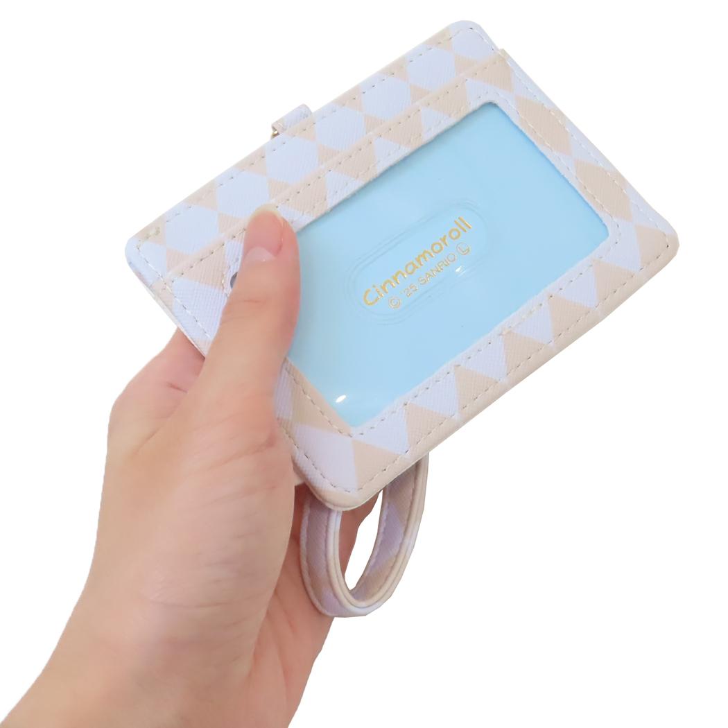 リール付きパスケース 定期入れ シナモロール サンリオ アルディ ICカードケース メール便可