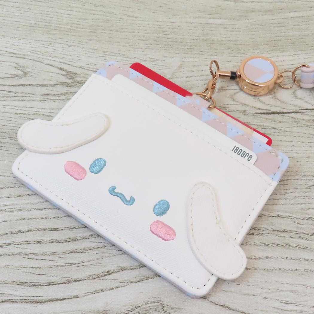 リール付きパスケース 定期入れ シナモロール サンリオ アルディ ICカードケース メール便可