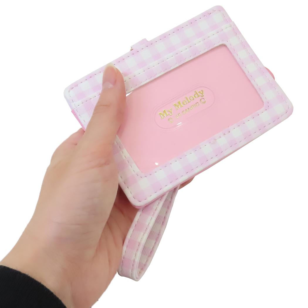 リール付きパスケース 定期入れ マイメロディ サンリオ アルディ ICカードケース メール便可
