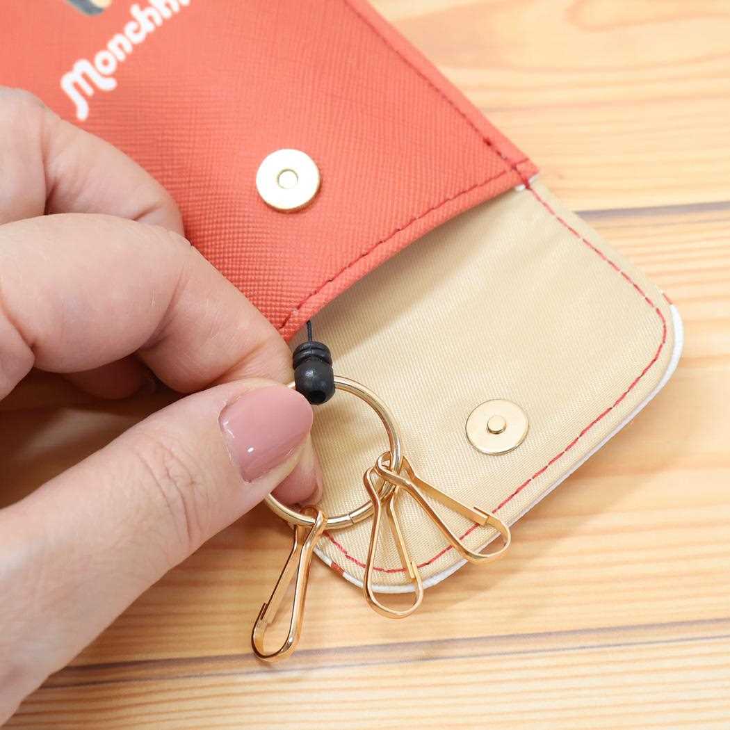 リール付きキーケース ランドセルキーカバー モンチッチ A アルディ 新学期準備雑貨 メール便可
