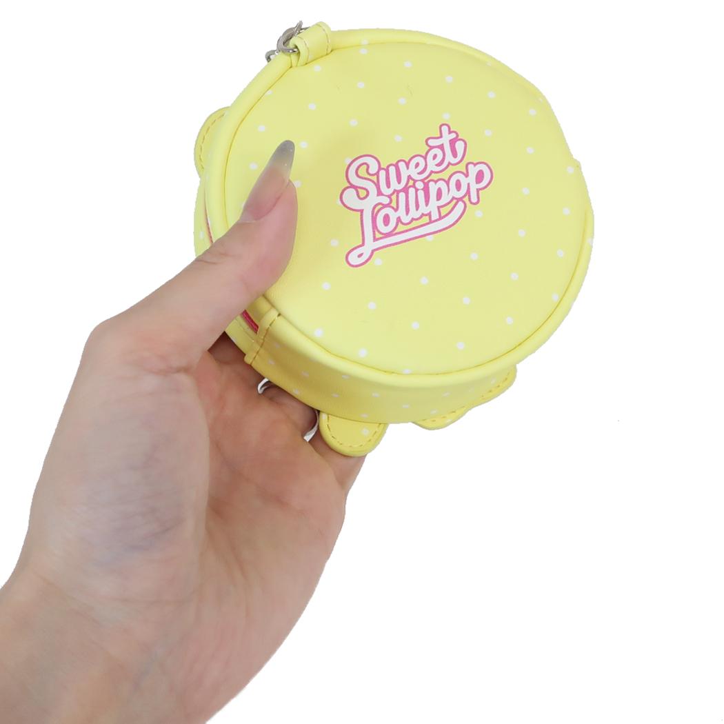 モンチッチ ミニポーチ ダイカットコインケース イエロー アルディ