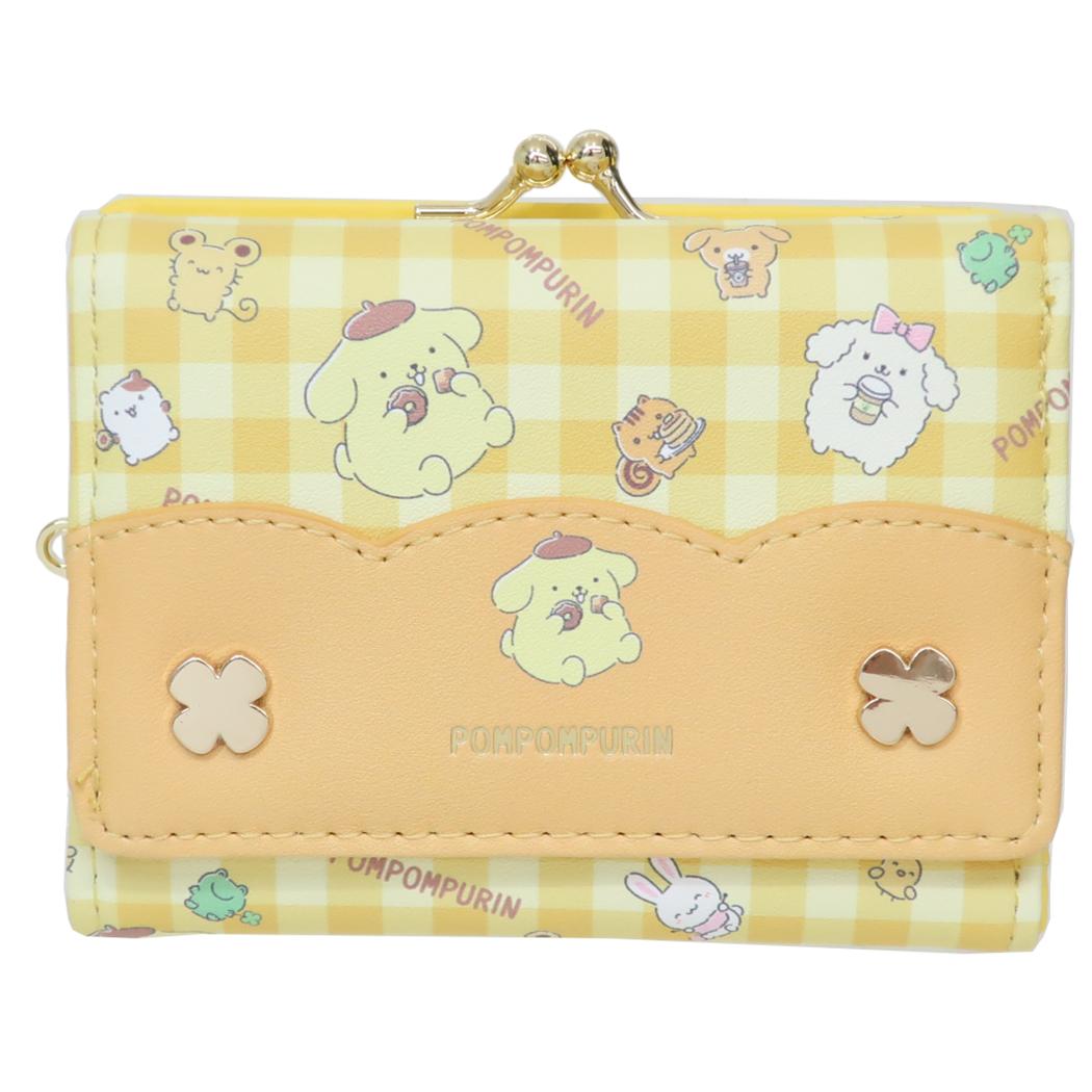 ポムポムプリン ミニウォレット 口金財布 サンリオ アルディ コンパクト財布 キャラクター グッズ シネマコレクション