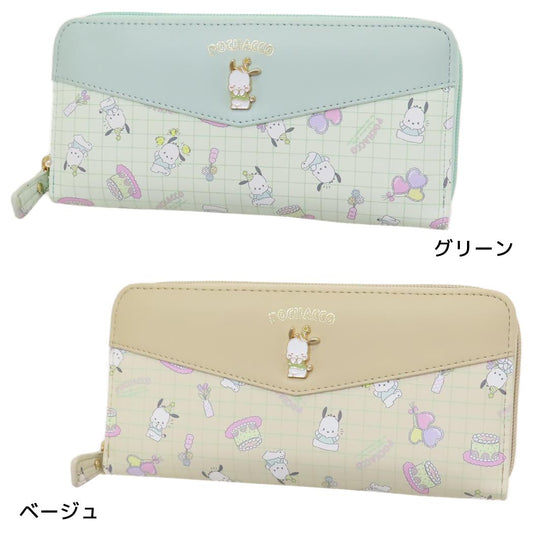 ラウンド長財布 レディース長財布 ポチャッコ サンリオ アルディ 札入れ ロングウォレット かわいい