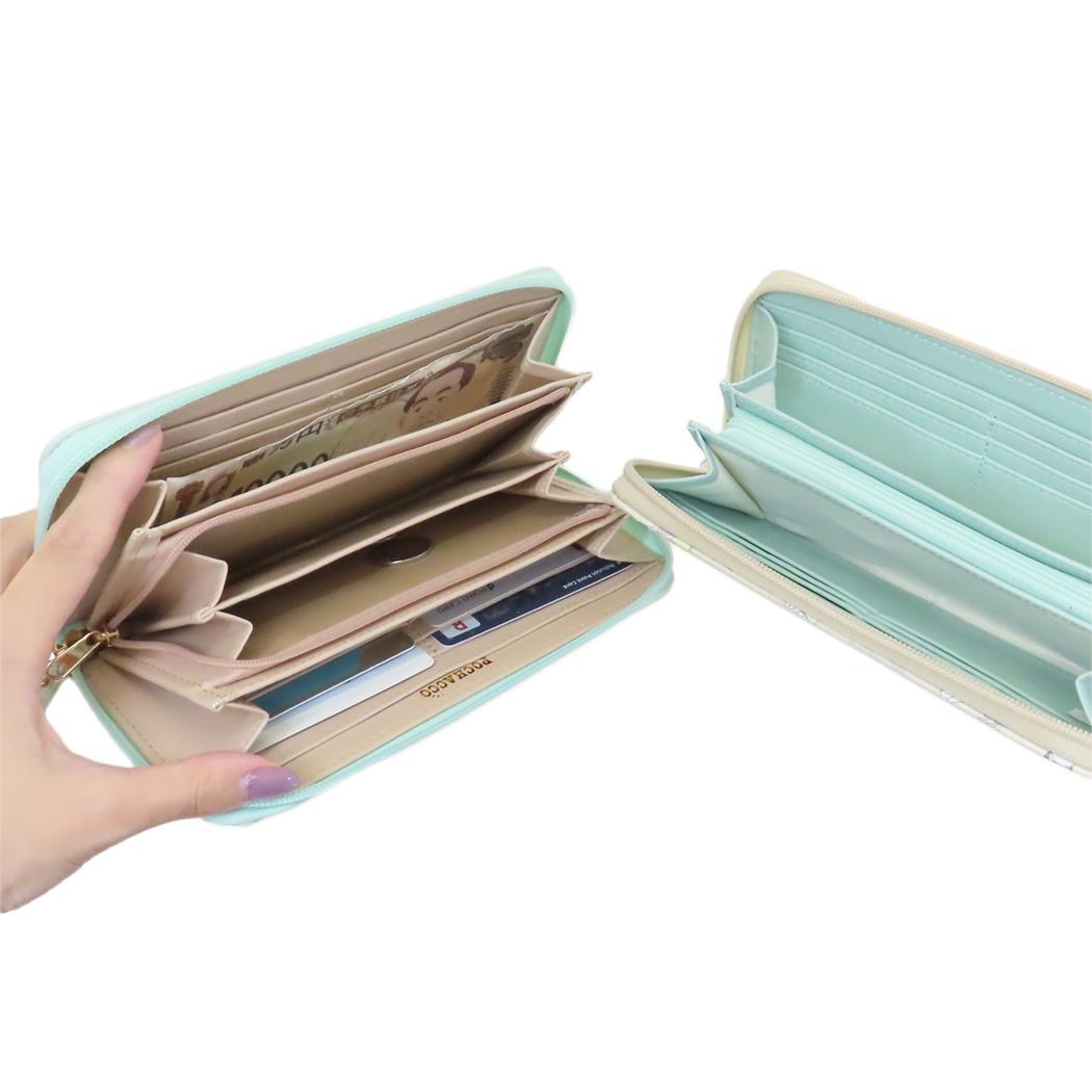 ラウンド長財布 レディース長財布 ポチャッコ サンリオ アルディ 札入れ ロングウォレット かわいい