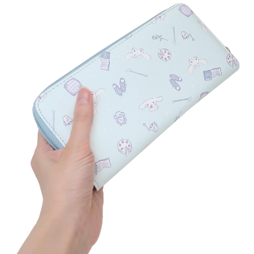 ラウンド束入 ラウンドファスナーロングウォレット レディース長財布 シナモロール サンリオ アルディ ギフト プレゼント