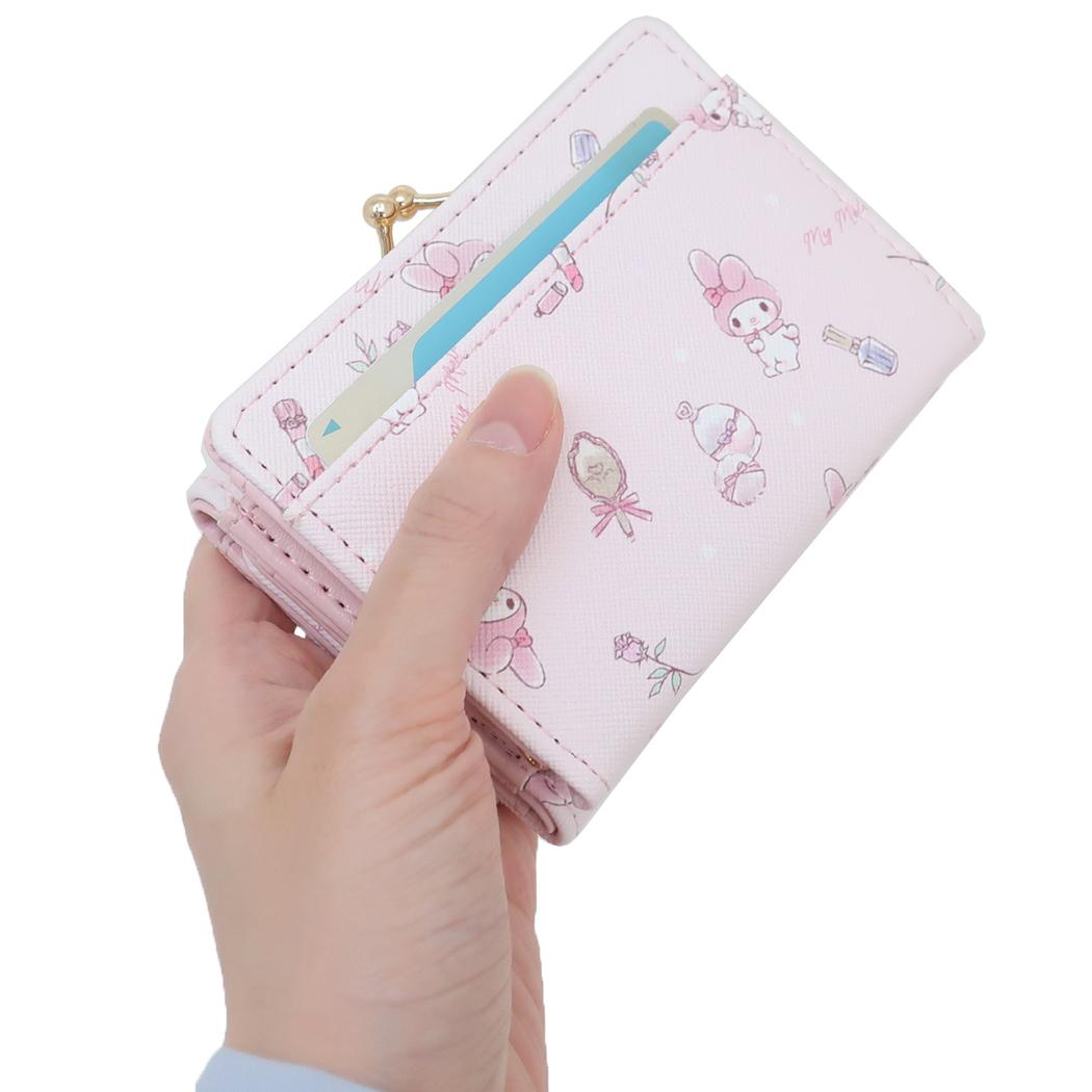 ミニ口金財布 三つ折り レディース財布 マイメロディ サンリオ アルディ ミニ財布 ミニウォレット プレゼント ギフト