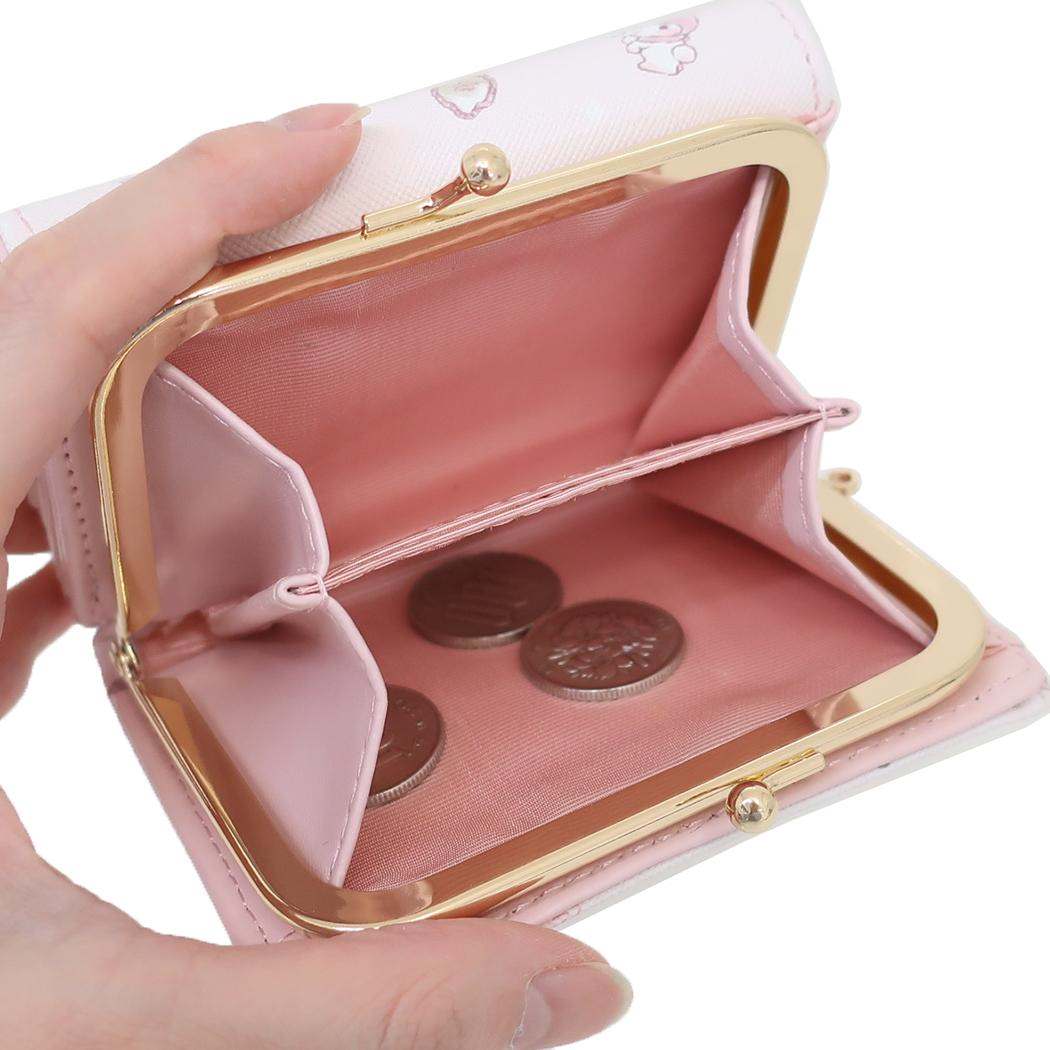ミニ口金財布 三つ折り レディース財布 マイメロディ サンリオ アルディ ミニ財布 ミニウォレット プレゼント ギフト