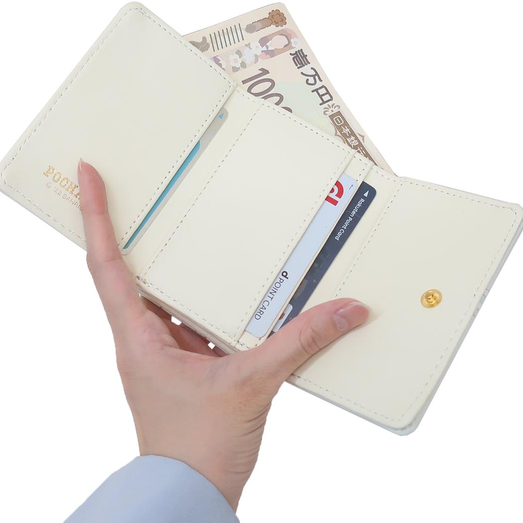 ミニ口金財布 三つ折り レディース財布 ポチャッコ サンリオ アルディ ミニ財布 ミニウォレット プレゼント ギフト