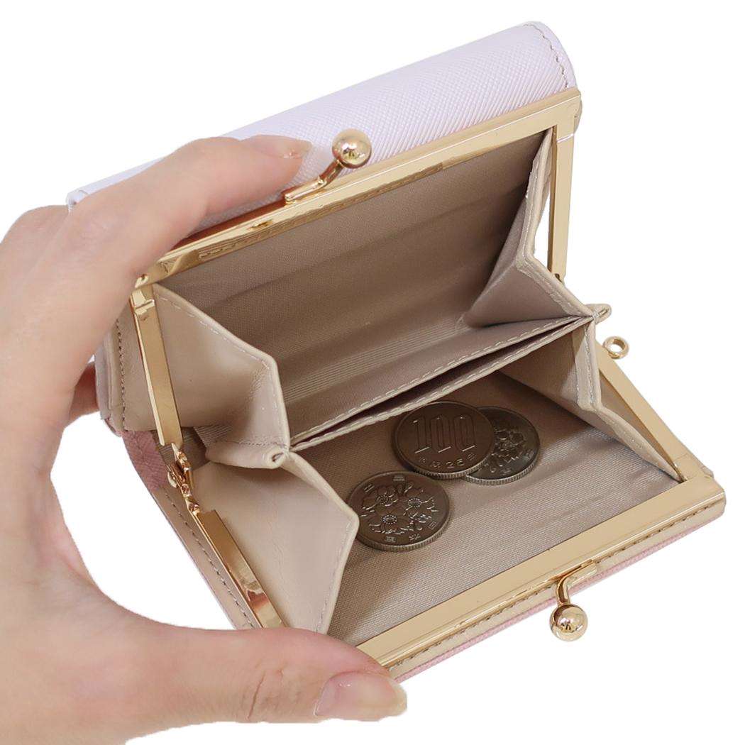 ミニ口金財布 コンパクト財布 マイメロディ サンリオ アルディ 三つ折り財布