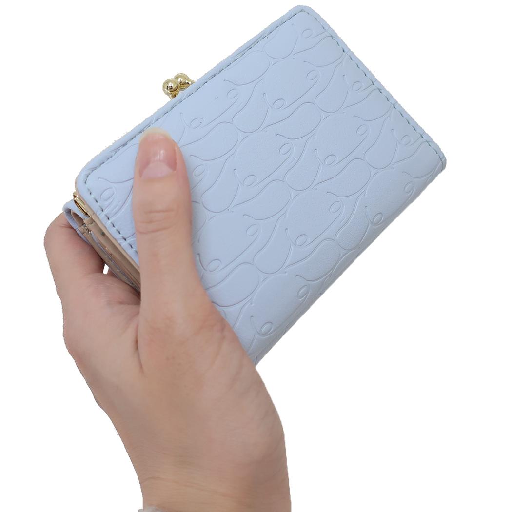 口金財布 三つ折り ミニウォレット シナモロール サンリオ アルディ レディース ミニ財布 プレゼント ギフト