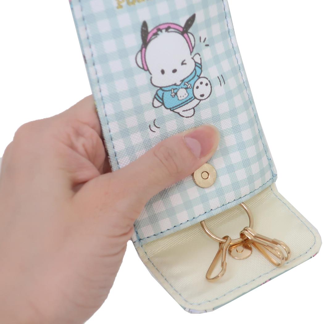 リール付きキーケース キーカバー ポチャッコ サンリオ アルディ 鍵入れ かわいい メール便可