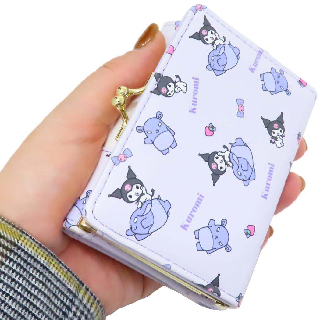 口金財布 レディース財布 クロミ サンリオ アルディ ミニ財布 三つ折り財布 コンパクト