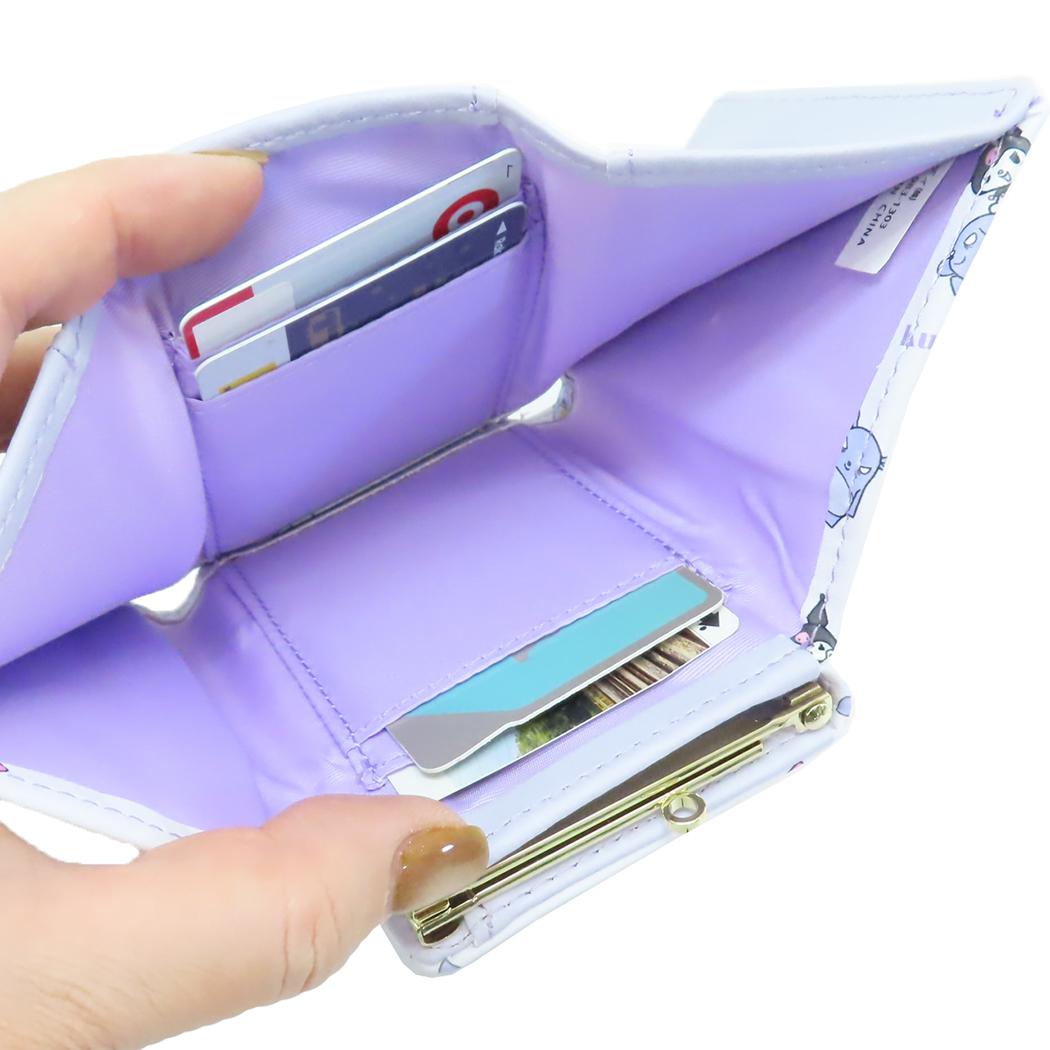 口金財布 レディース財布 クロミ サンリオ アルディ ミニ財布 三つ折り財布 コンパクト
