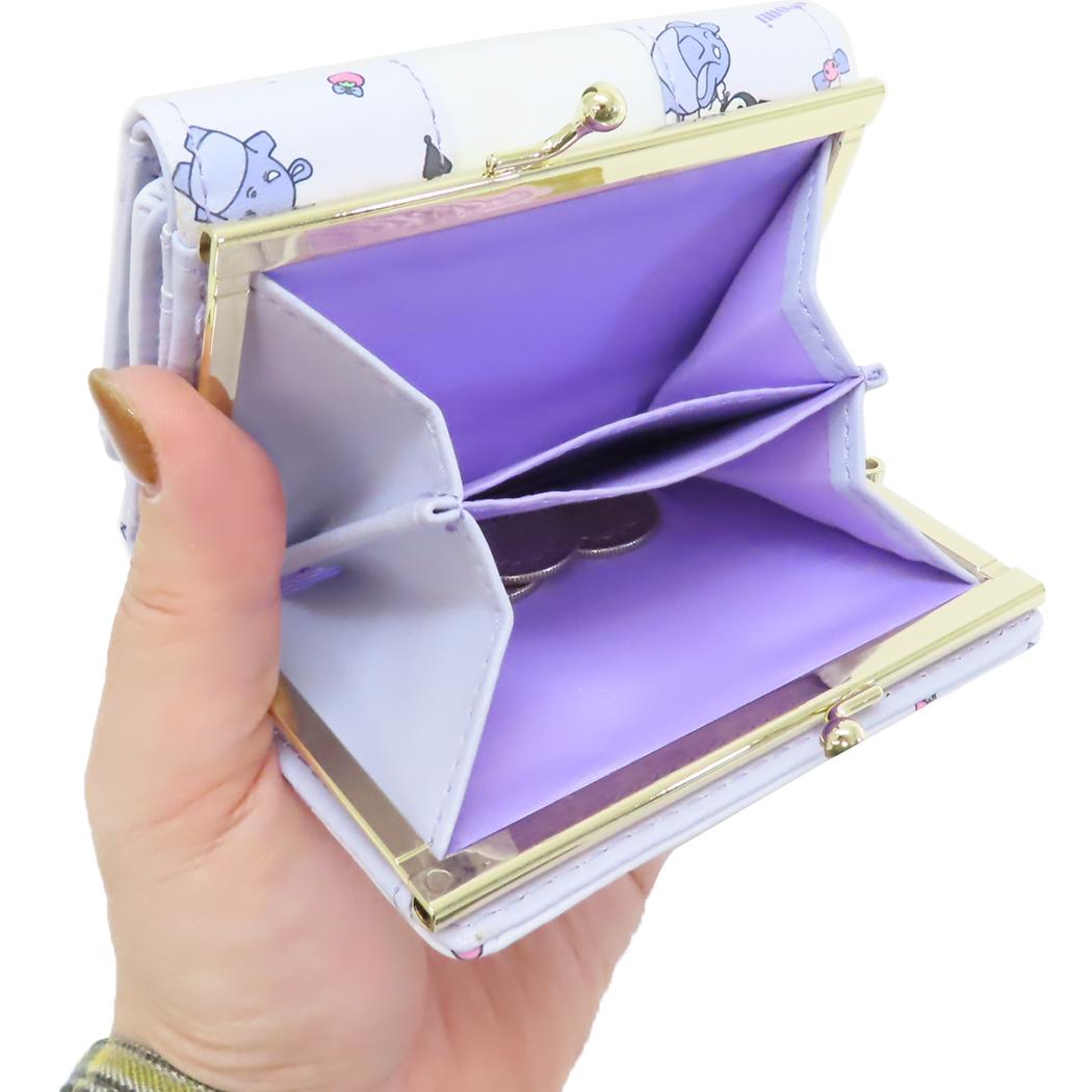 口金財布 レディース財布 クロミ サンリオ アルディ ミニ財布 三つ折り財布 コンパクト