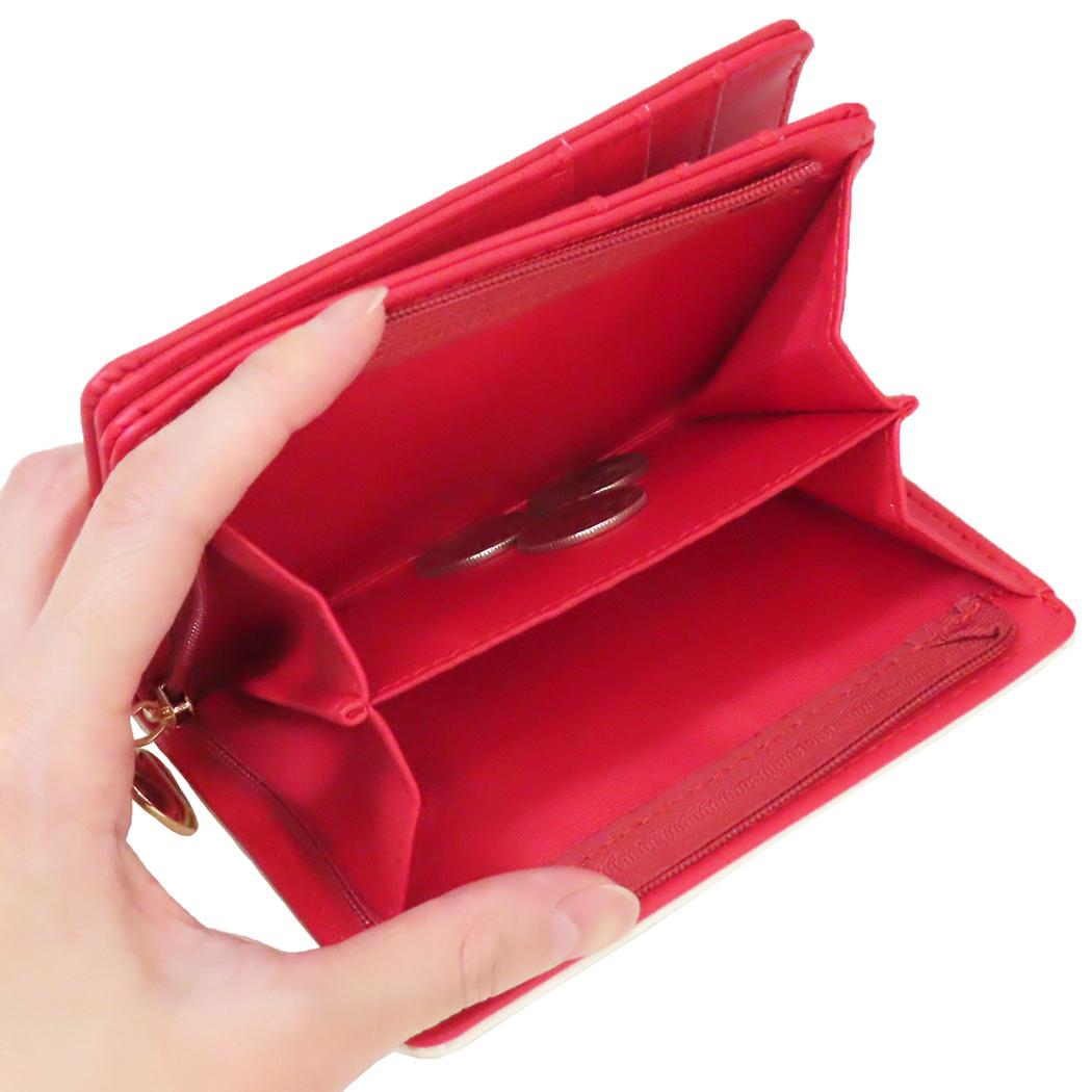 ファスナー財布 ミニウォレット ハローキティ 型押しシリーズ サンリオ アルディ コンパクト財布