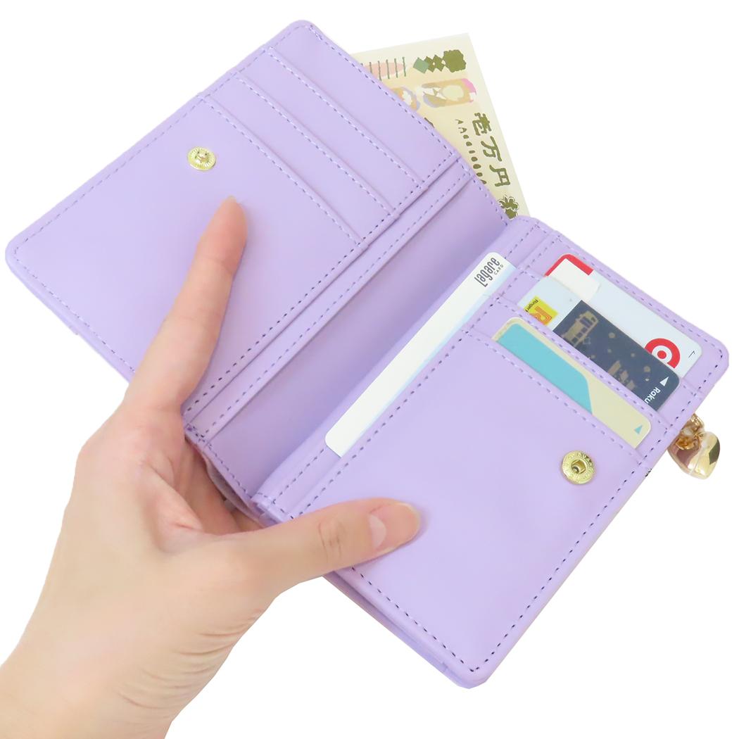 ファスナー財布 ミニウォレット クロミ 型押しシリーズ サンリオ アルディ コンパクト財布