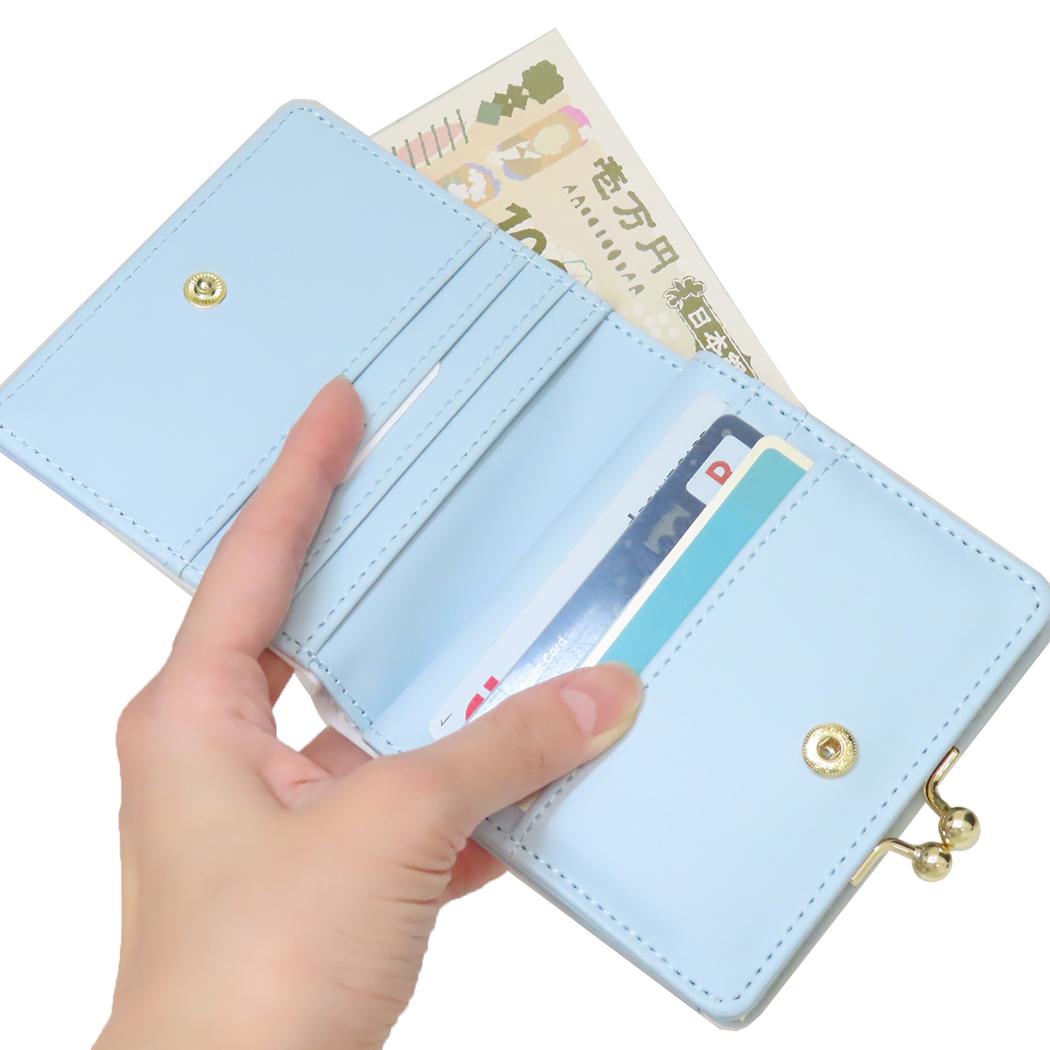 口金財布 ミニウォレット シナモロール 型押しシリーズ サンリオ アルディ コンパクト財布