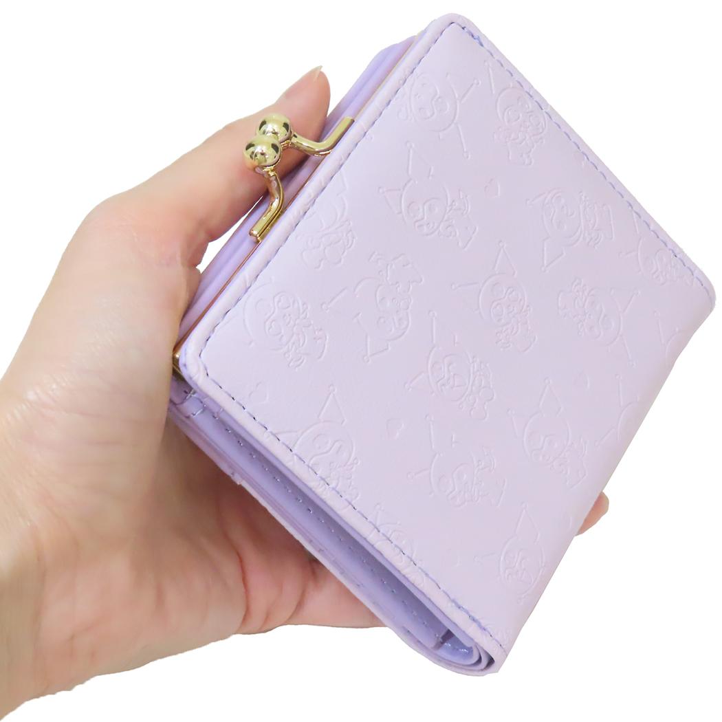 口金財布 ミニウォレット クロミ 型押しシリーズ サンリオ アルディ コンパクト財布