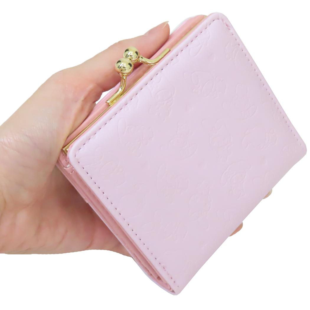 口金財布 ミニウォレット マイメロディ 型押しシリーズ サンリオ アルディ コンパクト財布
