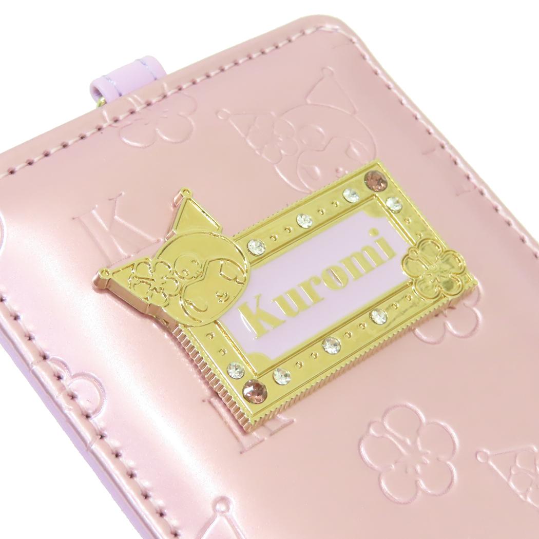 リール付きパスケース 定期入れ クロミ サンリオ アルディ ICカードケース メール便可