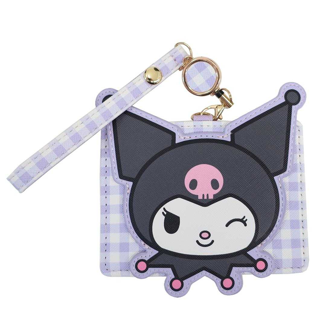 クロミ 定期入れ リール付きダイカットパスケース サンリオ アルディ 通勤 通学 キャラクター グッズ メール便可 シネマコレクション