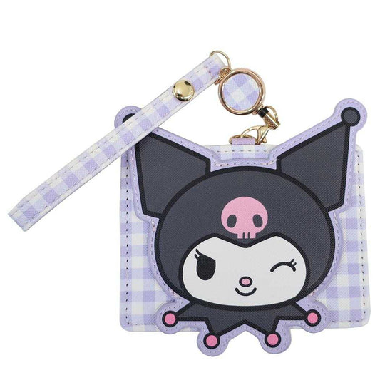 クロミ 定期入れ リール付きダイカットパスケース サンリオ アルディ 通勤 通学 キャラクター グッズ メール便可 シネマコレクション