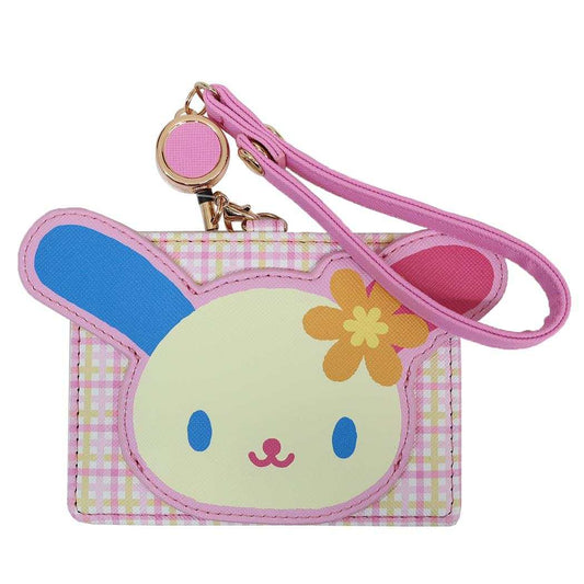 ウサハナ 定期入れ リール付きダイカットパスケース サンリオ アルディ 通勤 通学 キャラクター グッズ メール便可 シネマコレクション