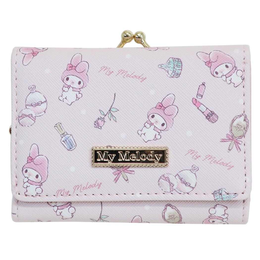 サンリオキャラクターズ 三つ折り財布 口金財布 マイメロディ Sanrio アルディ