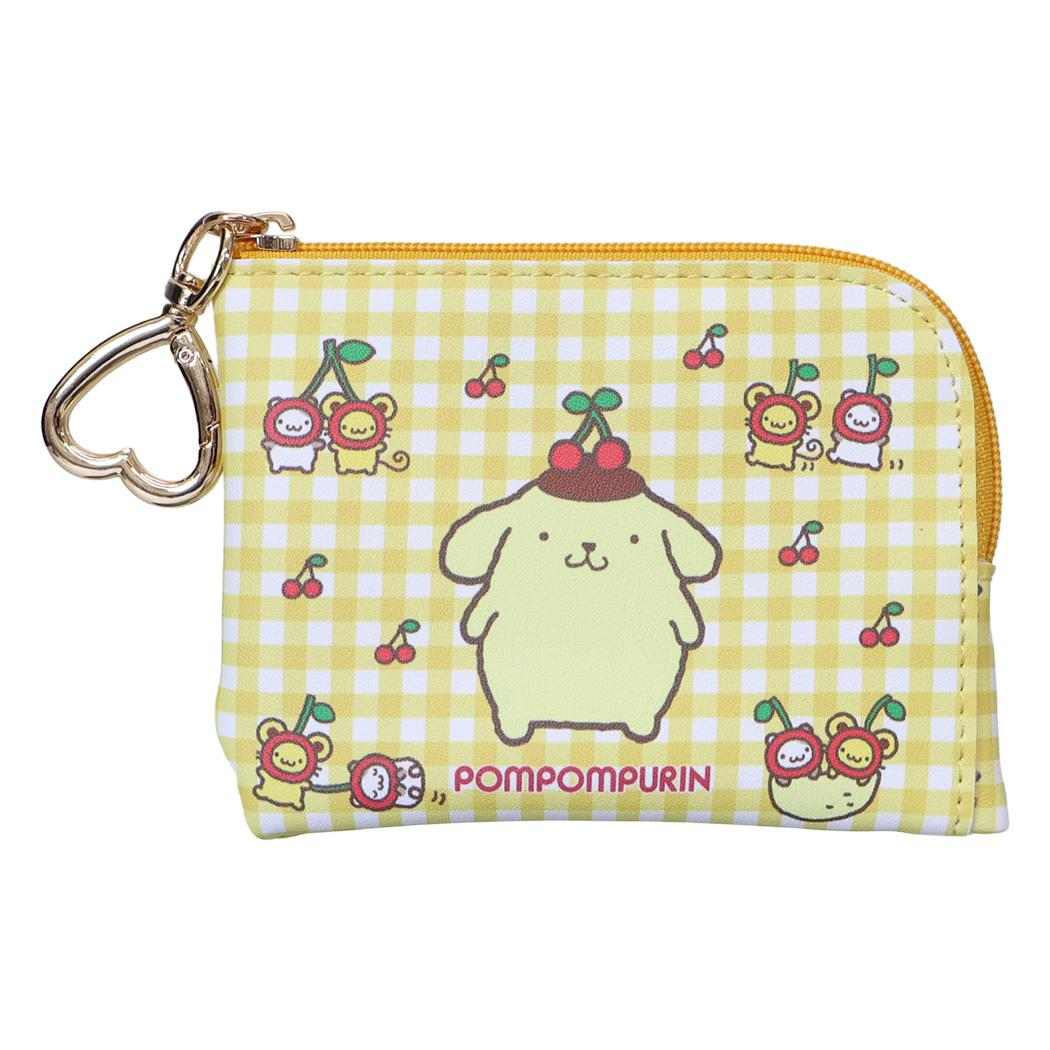 サンリオキャラクターズ ミニポーチ ナスカン付きミニポーチ ポムポムプリン Sanrio アルディ