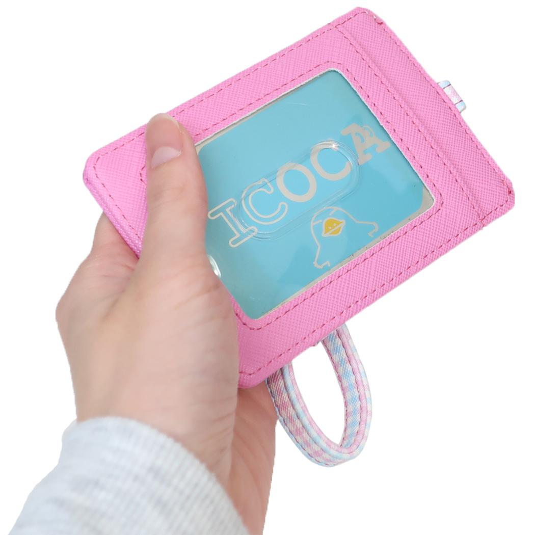 リール付きパスケース 定期入れ ウサハナ サンリオ アルディ ICカードケース メール便可