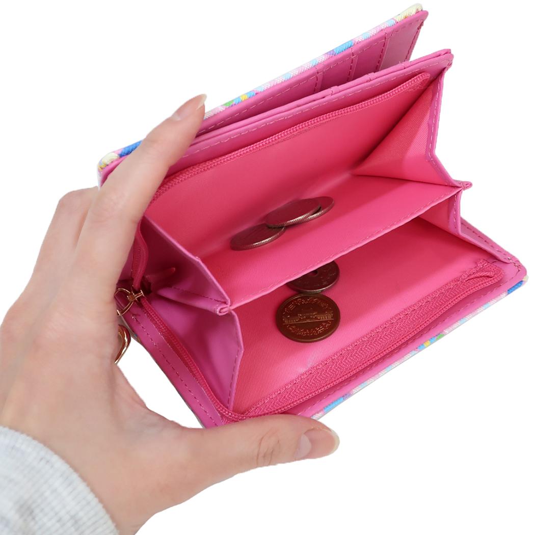 ファスナー札入 二つ折り財布 ウサハナ サンリオ アルディ プレゼント レディース