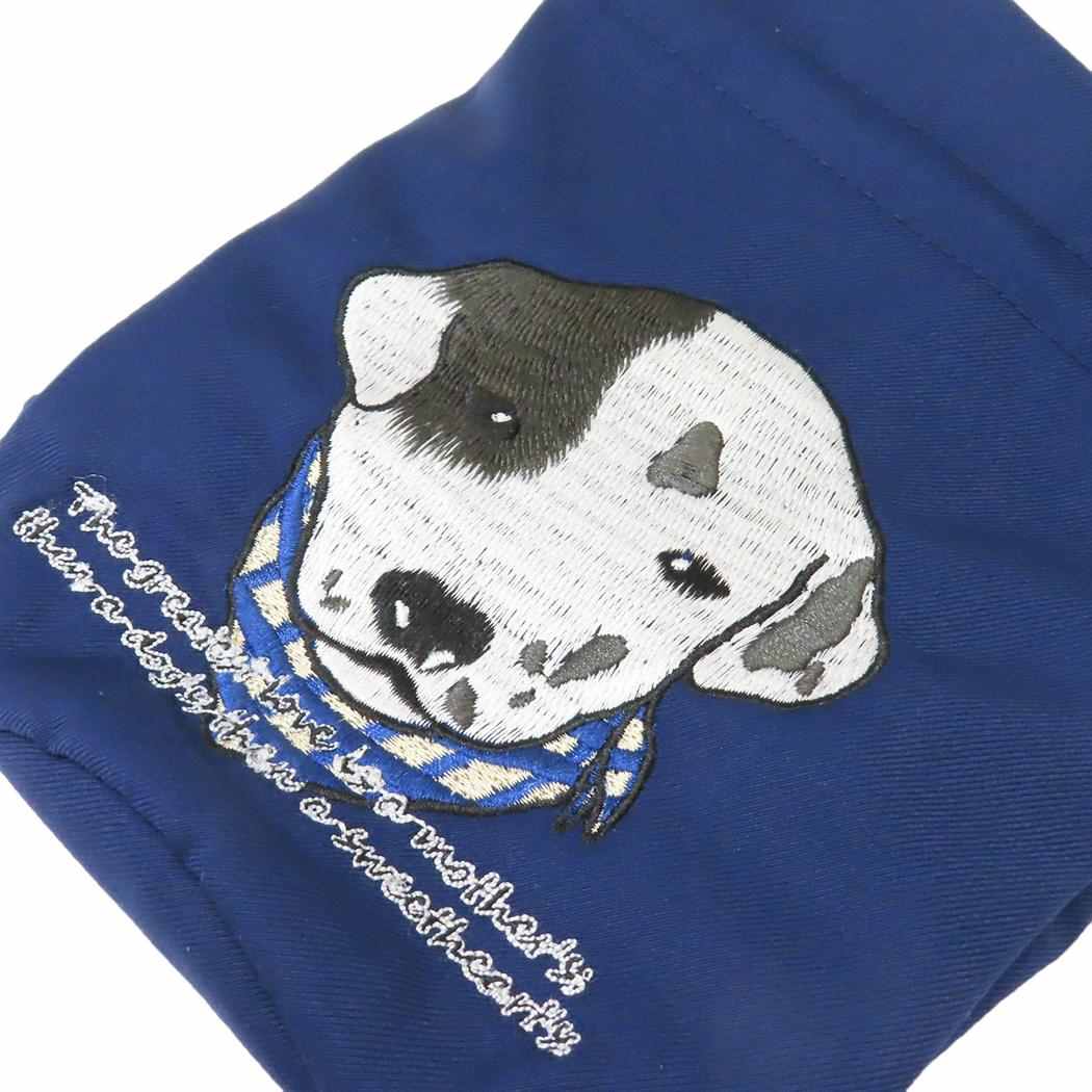 ドッグキンチャクポーチ 巾着袋 NV DALMATIAN いぬアミナコレクション 小物入れ かわいい メール便可