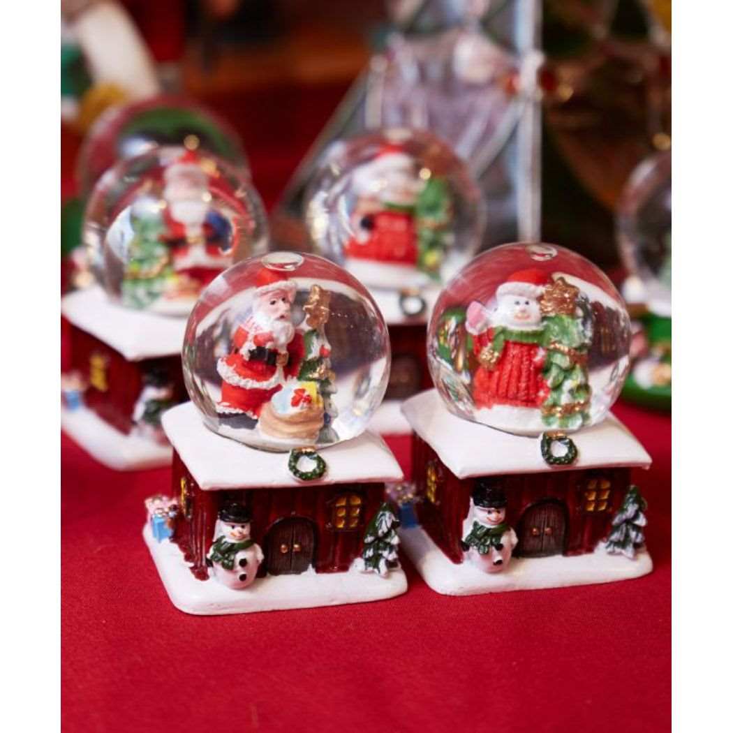 ウッディハウススノードーム インテリア雑貨 RD PRESENT SANTA アミナコレクション おしゃれ クリスマス 置物