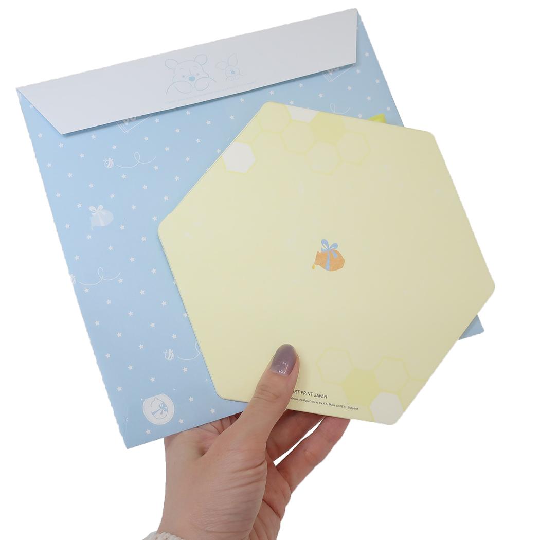 ハローベビー色紙 色紙 くまのプーさん ディズニー APJ メッセージボード 寄せ書き 出産 お祝い メール便可