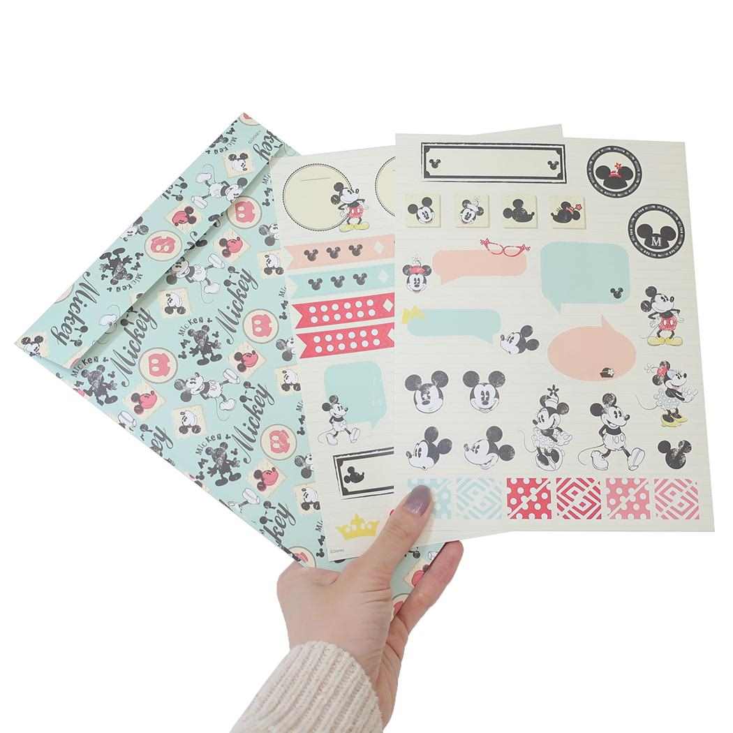 Note Book Photo Album フォトアルバム ミッキーマウス ディズニー APJ 写真アルバム 封筒付き メール便可