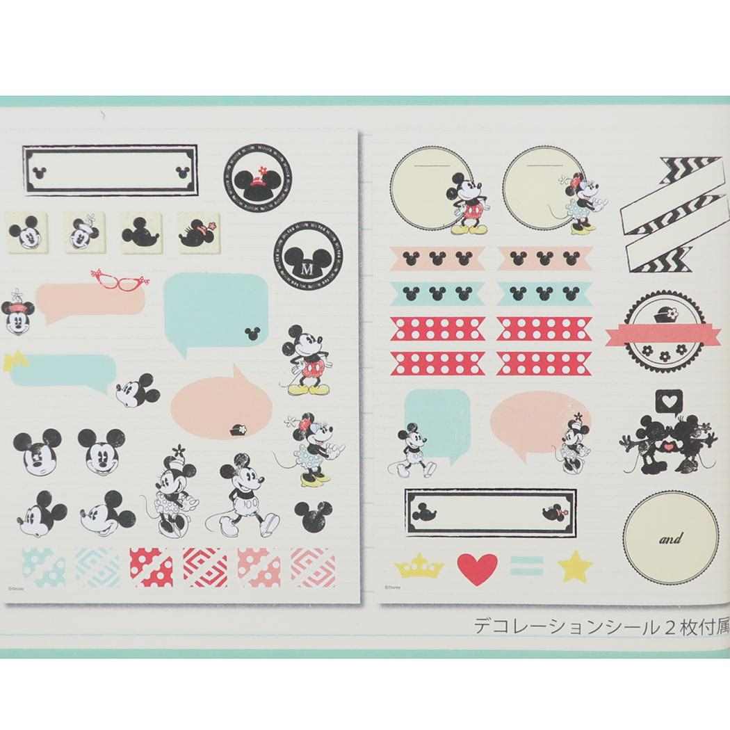 Note Book Photo Album フォトアルバム ミッキーマウス ディズニー APJ 写真アルバム 封筒付き メール便可