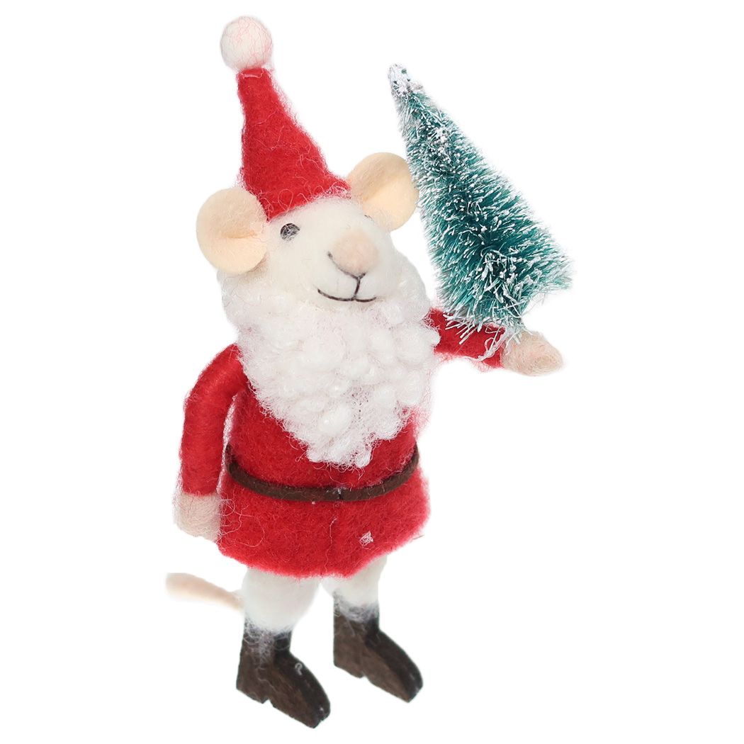 フエルト マスコット マウスサンタツリー クリスマス APJ Xmas かわいい