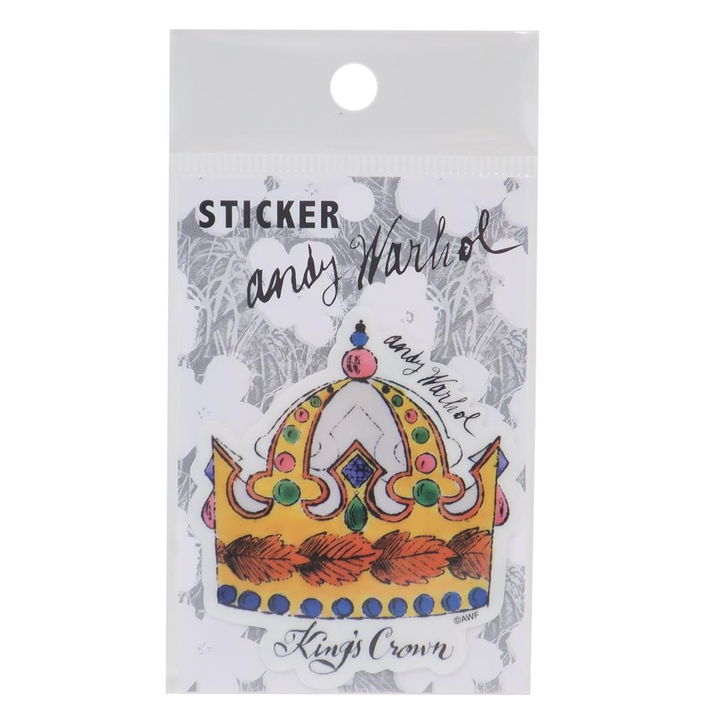ステッカー ダイカットシール アンディ ウォーホル クラウン APJ デコレーション スマホデコ アートメール便可