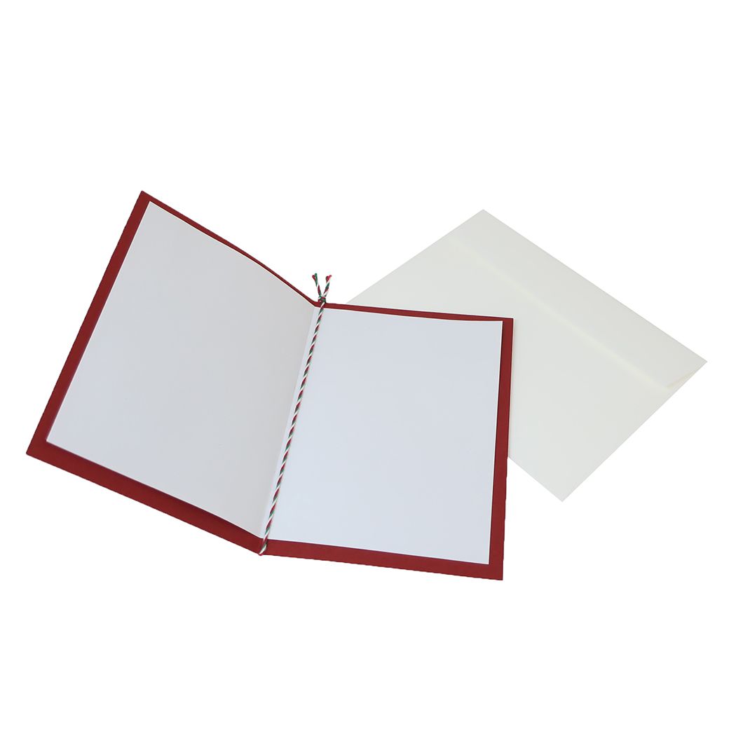 ウッドパーツカード クリスマスカード Handmade card デコレーションツリー APJ 封筒付きグリーティングカード Xmas メール便可