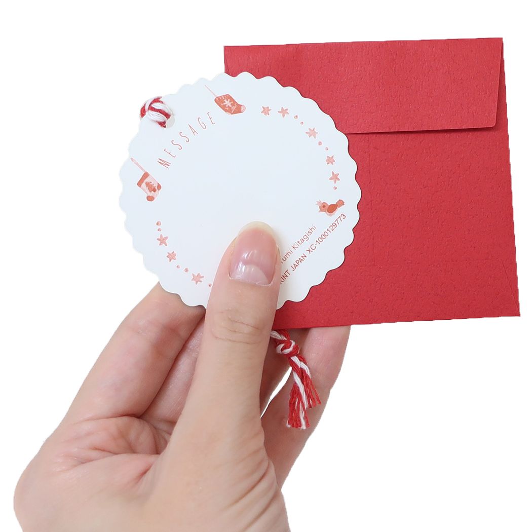 Mini card クリスマスカード 北岸由美 クリスマスの準備 APJ グリーティングカード Xmas メール便可