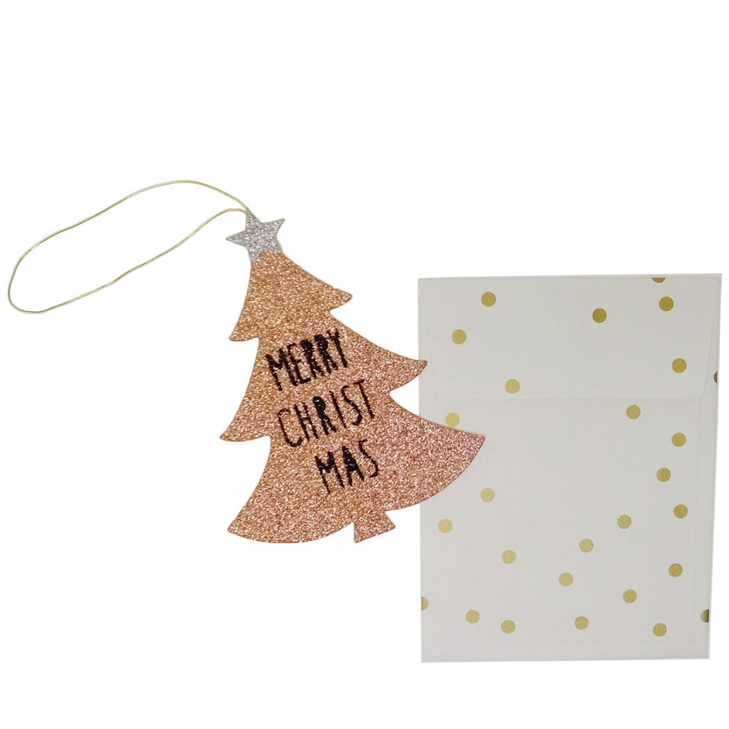 グリッターミニカード mini card collection クリスマスカード APJ Xmas メッセージカード