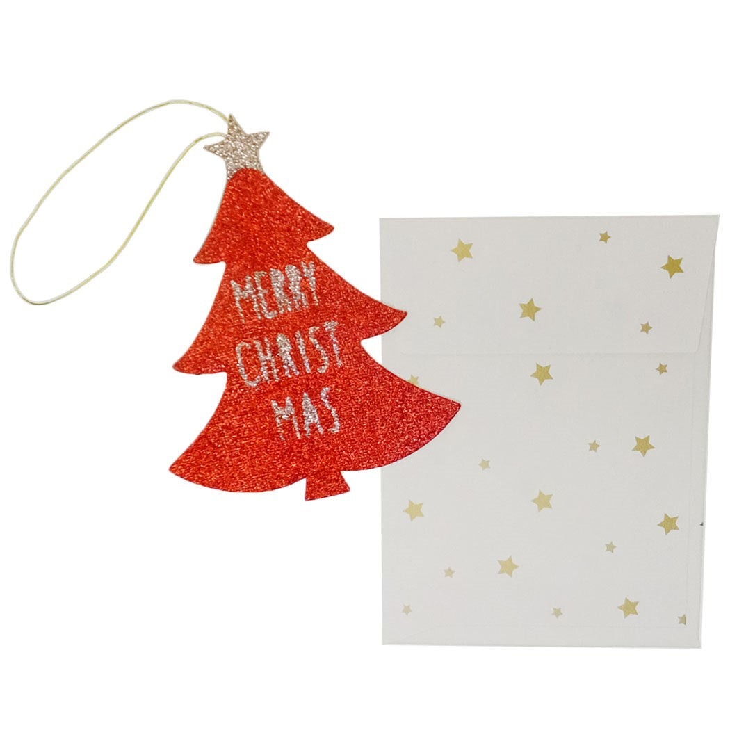 グリッターミニカード mini card collection クリスマスカード APJ Xmas メッセージカード