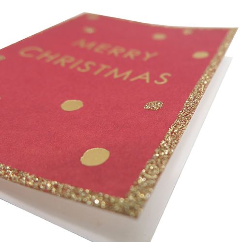 シンプルミニカード クリスマスカード ドット APJ Xmas 封筒付き ギフト 雑貨 メール便可