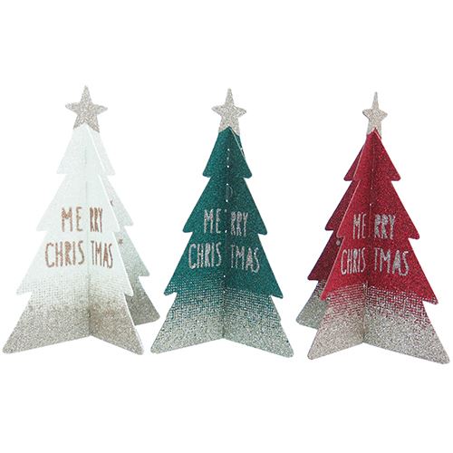 グリッターツリーカード クリスマスカード APJ Xmas 封筒付き ギフト 雑貨 メール便可