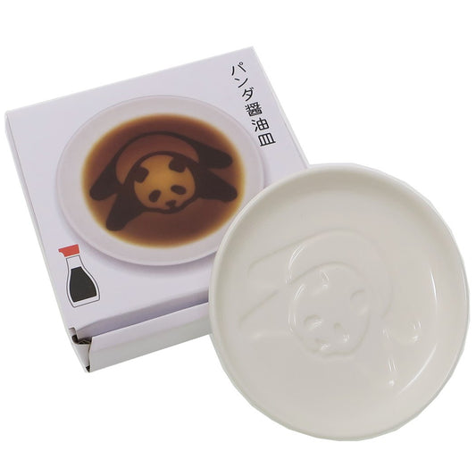 磁器製 醤油皿 小皿 パンダ だれる アルタ 直径9cm プチギフト おもしろ 雑貨 メール便可